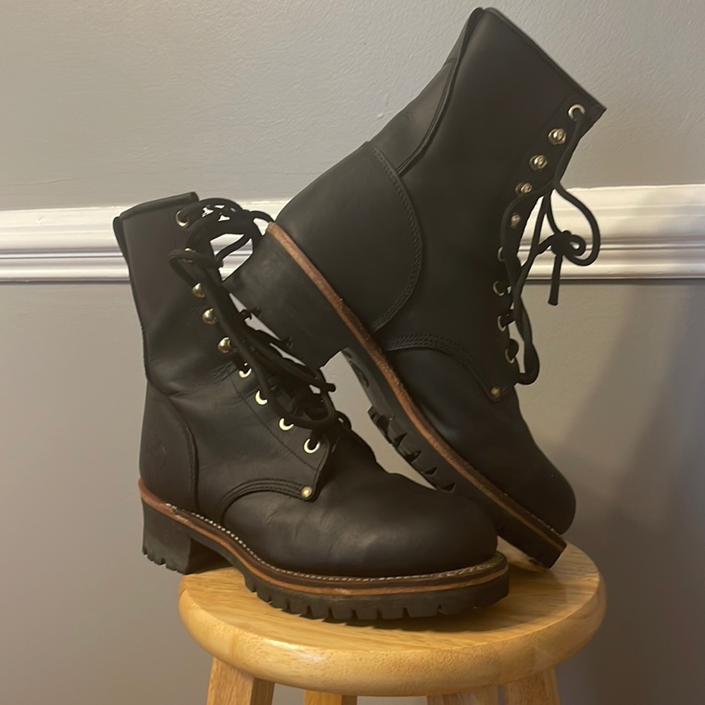 Men Georgia leather boots